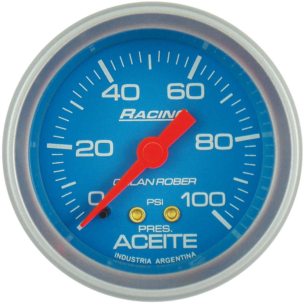 315C100 - MANOMETRO ACEITE 100L - CELESTE